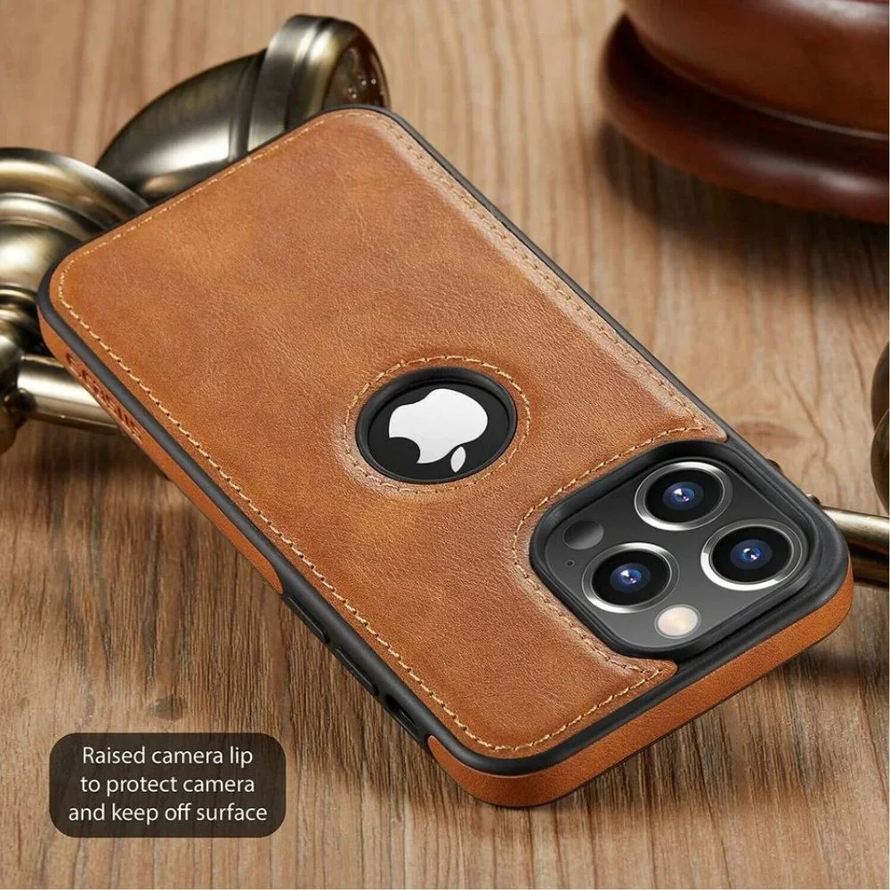 Shockproof Slim Leather Thin Luxury Soft Cover For iPhone 12 Case